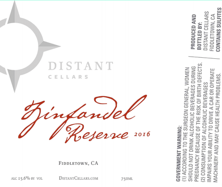 2016 Reserve Zinfandel